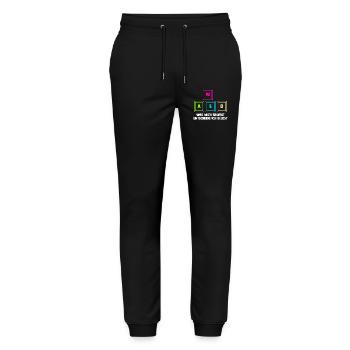 Zocken Computerspieler Zocker Gaming Gamer - Stanley/Stella Unisex Bio Jogginghose Mover  - Schwarz - Vorne - Marisol (170cm) & Nik (191cm)