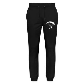 Minimalist Skydiving Paragliding - Stanley/Stella Mover Unisex Organic Jogging Trousers - black - Front - Marisol (170cm) & Nik (191cm)