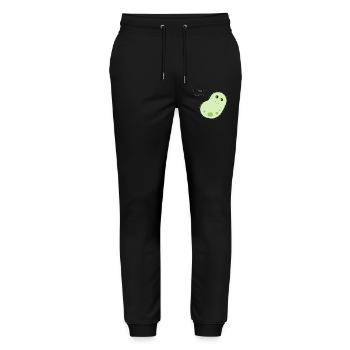 Naturally Isolated Cute Bacteria - Stanley/Stella Mover Unisex Organic Jogging Trousers - black - Front - Marisol (170cm) & Nik (191cm)