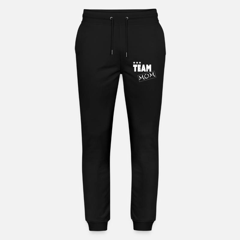 TEAM MOM - Stanley/Stella Unisex Bio Jogginghose Mover  - Schwarz
