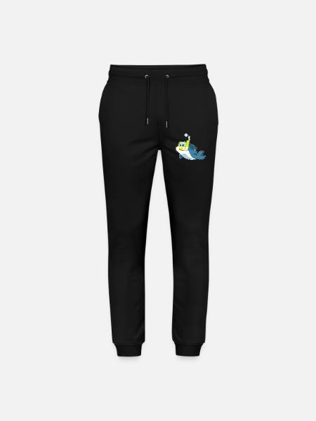 Dolphin Diver Snorkel Diving - Stanley/Stella Mover Unisex Organic Jogging Trousers - black