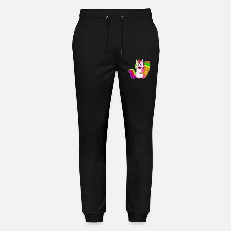 Einhorn Waffeleis - Stanley/Stella Unisex Bio Jogginghose Mover - Schwarz