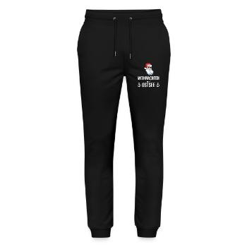 Weihnachten an der Ostsee - Stanley/Stella Unisex Bio Jogginghose Mover  - Schwarz - Vorne - Marisol (170cm) & Nik (191cm)