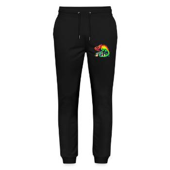 Caméléon - Pantalon de jogging bio MOVER Stanley/Stella unisexe - noir - Devant - Marisol (170cm) & Nik (191cm)