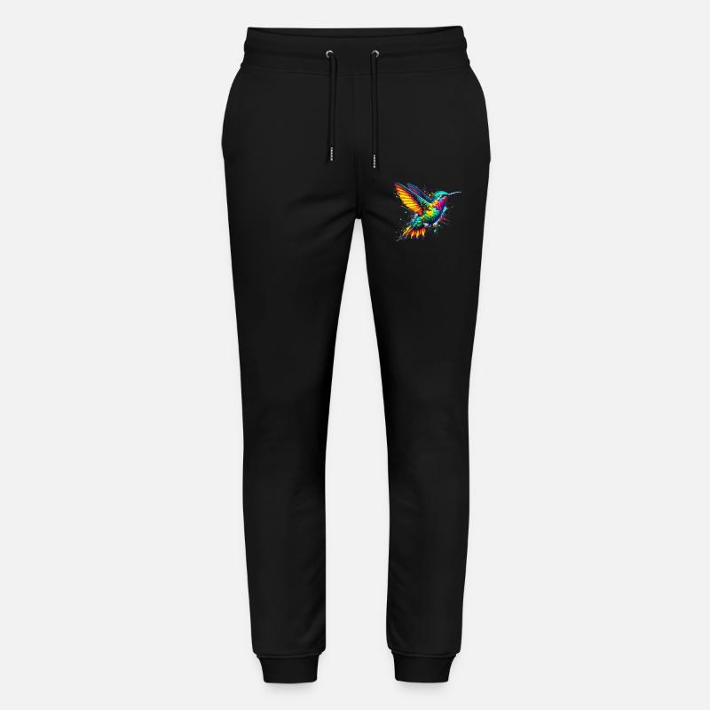 Kolibri - Stanley/Stella Unisex Bio Jogginghose Mover  - Schwarz