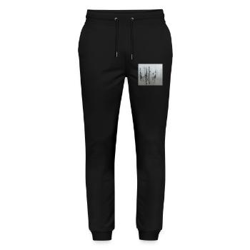 Totholzfichten_im_Nebel - Stanley/Stella Mover Unisex Organic Jogging Trousers - black - Front - Marisol (170cm) & Nik (191cm)