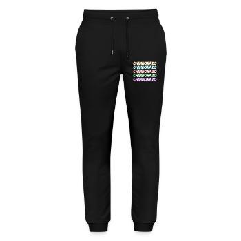 Klettern Chimborazo - Stanley/Stella Unisex Bio Jogginghose Mover  - Schwarz - Vorne - Marisol (170cm) & Nik (191cm)