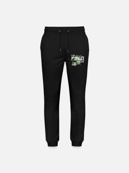 I Propagate That Plant Lover - Stanley/Stella Unisex Bio Jogginghose Mover  - Schwarz