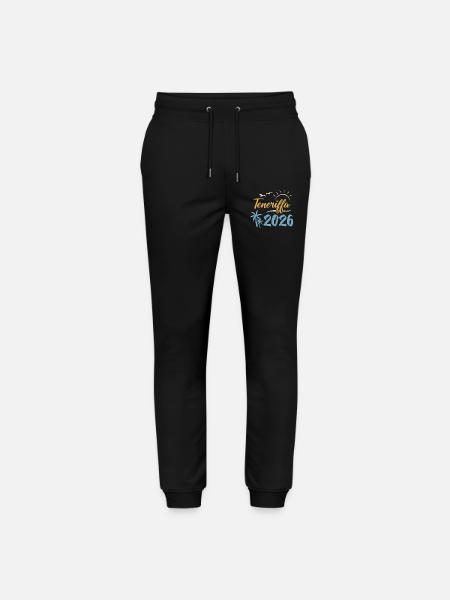 Teneriffa 2026 - Stanley/Stella Unisex Bio Jogginghose Mover  - Schwarz