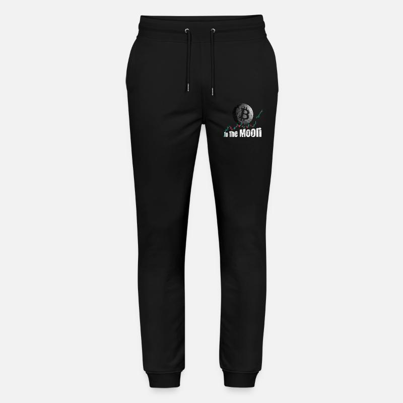 Bitcoin jusqu’à la Lune - Pantalon de jogging bio MOVER Stanley/Stella unisexe - noir