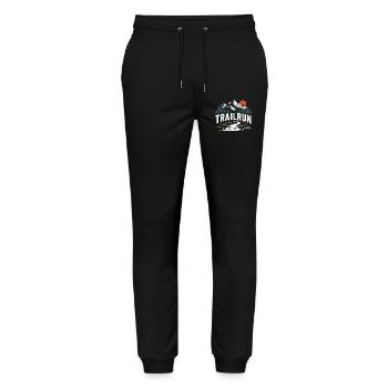 course sur sentier - Pantalon de jogging bio MOVER Stanley/Stella unisexe - noir - Devant - Marisol (170cm) & Nik (191cm)