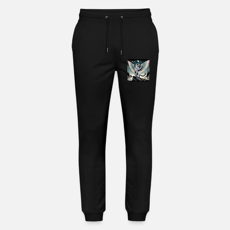Mythischer Hasendrache - Stanley/Stella Unisex Bio Jogginghose Mover  - Schwarz