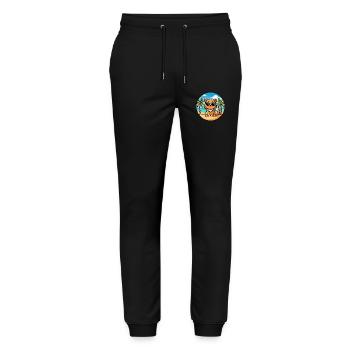 Ingwer Langhaar Katze Rasse Cartoon Sonnenbrille Strand - Stanley/Stella Unisex Bio Jogginghose Mover  - Schwarz - Vorne - Marisol (170cm) & Nik (191cm)