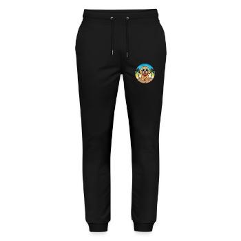 Cockapoo Chien Race Dessin Animé Lunettes De Soleil Plage - Pantalon de jogging bio MOVER Stanley/Stella unisexe - noir - Devant - Marisol (170cm) & Nik (191cm)