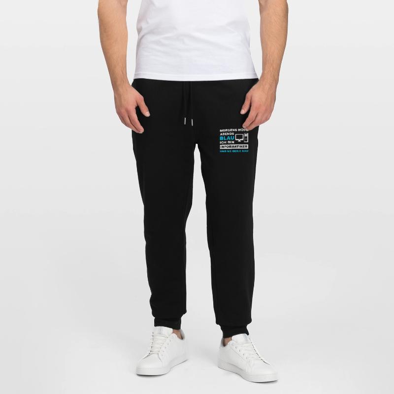 computer scientist programmer admin sayings funny Stanley/Stella Mover Unisex Organic Jogging Trousers