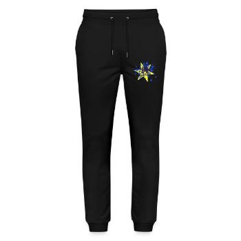 Kämpfer - Kampfsport - Glücksbringer - Stanley/Stella Unisex Bio Jogginghose Mover  - Schwarz - Vorne - Marisol (170cm) & Nik (191cm)
