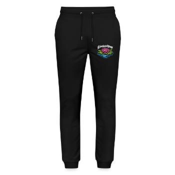 Tamil Tamilisch Sri Lanka - Stanley/Stella Mover Unisex Organic Jogging Trousers - black - Front - Marisol (170cm) & Nik (191cm)