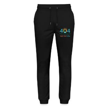 404 Work Not Found - Stanley/Stella Mover Unisex Organic Jogging Trousers - black - Front - Marisol (170cm) & Nik (191cm)