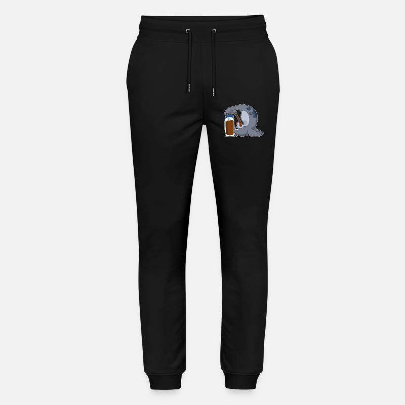 Café Seal - Pantalon de jogging bio MOVER Stanley/Stella unisexe - noir