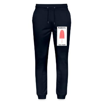 Crème glacée à la framboise - Pantalon de jogging bio MOVER Stanley/Stella unisexe - marine - Devant - Marisol (170cm) & Nik (191cm)