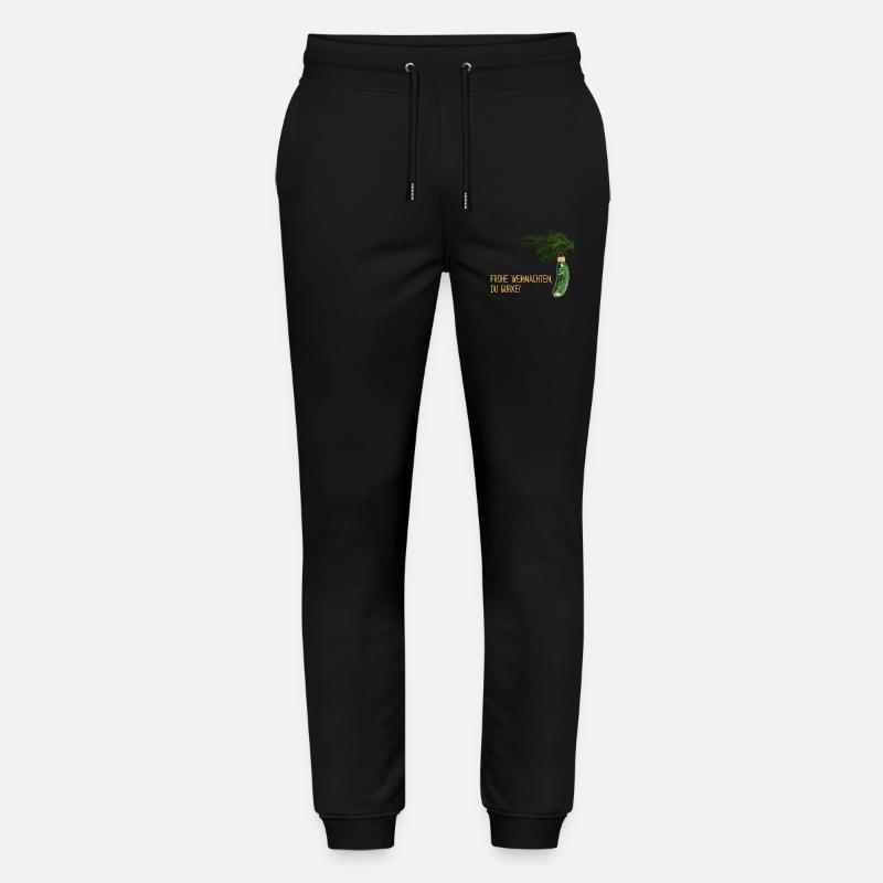 Weihnachtsgurke - Stanley/Stella Unisex Bio Jogginghose Mover  - Schwarz