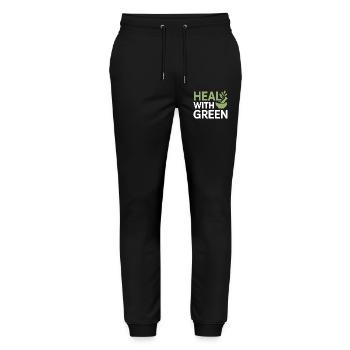 Certified Clinical Botanical Wellness Expert - Stanley/Stella Mover Unisex Organic Jogging Trousers - black - Front - Marisol (170cm) & Nik (191cm)