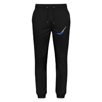 Abstract brush art for creative minds - Stanley/Stella Mover Unisex Organic Jogging Trousers - black - Front - Marisol (170cm) & Nik (191cm)