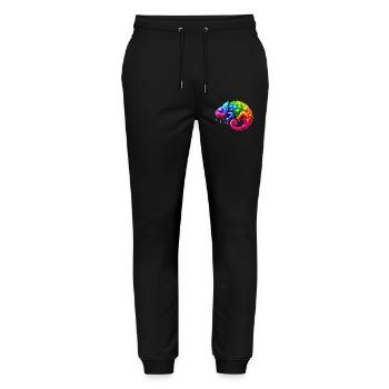 Caméléon - Pantalon de jogging bio MOVER Stanley/Stella unisexe - noir - Devant - Marisol (170cm) & Nik (191cm)
