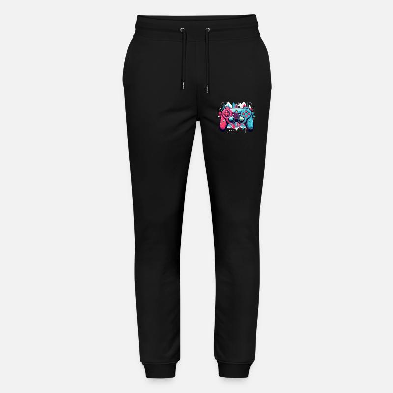 Game Controllers - Stanley/Stella Mover Unisex Organic Jogging Trousers - black