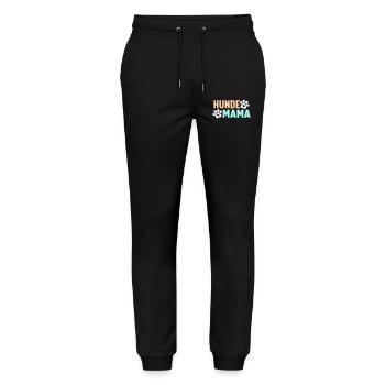 Hunde Mama - Stanley/Stella Unisex Bio Jogginghose Mover  - Schwarz - Vorne - Marisol (170cm) & Nik (191cm)