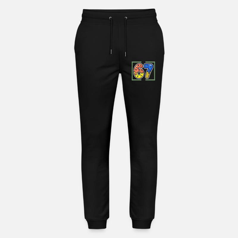Soixante-sept, 67, 6, 7 - Pantalon de jogging bio MOVER Stanley/Stella unisexe - noir
