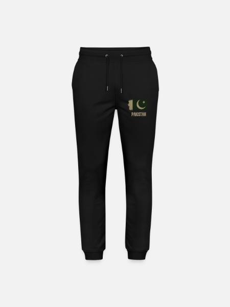 Pakistan Grunge Flag, Pakistani Proud - Stanley/Stella Mover Unisex Organic Jogging Trousers - black
