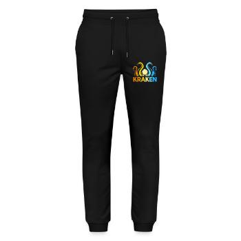 Octopus Octopus Octopus Octopus - Stanley/Stella Mover Unisex Organic Jogging Trousers - black - Front - Marisol (170cm) & Nik (191cm)