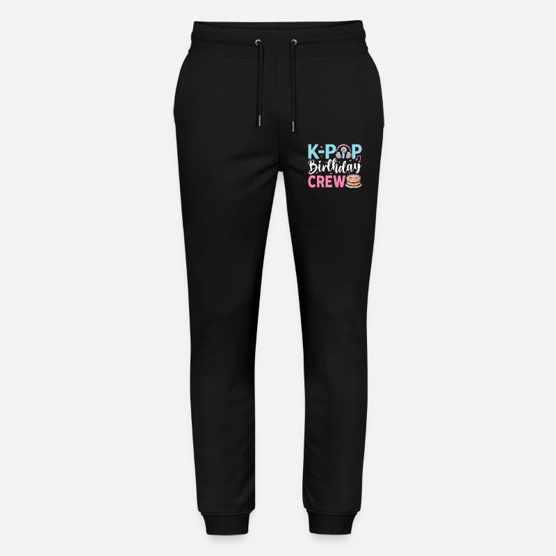K-Pop Birthday Crew - Stanley/Stella Unisex Bio Jogginghose Mover  - Schwarz