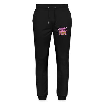 40. Geburtstag Limited Edition 1986 vintage - Stanley/Stella Unisex Bio Jogginghose Mover  - Schwarz - Vorne - Marisol (170cm) & Nik (191cm)
