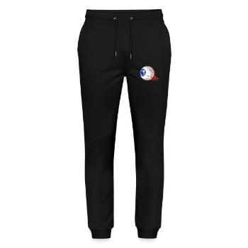 Je te vois - Pantalon de jogging bio MOVER Stanley/Stella unisexe - noir - Devant - Marisol (170cm) & Nik (191cm)
