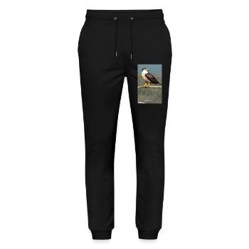Adler | Vogel | Freiheit | Tiere - Stanley/Stella Unisex Bio Jogginghose Mover  - Schwarz - Vorne - Marisol (170cm) & Nik (191cm)