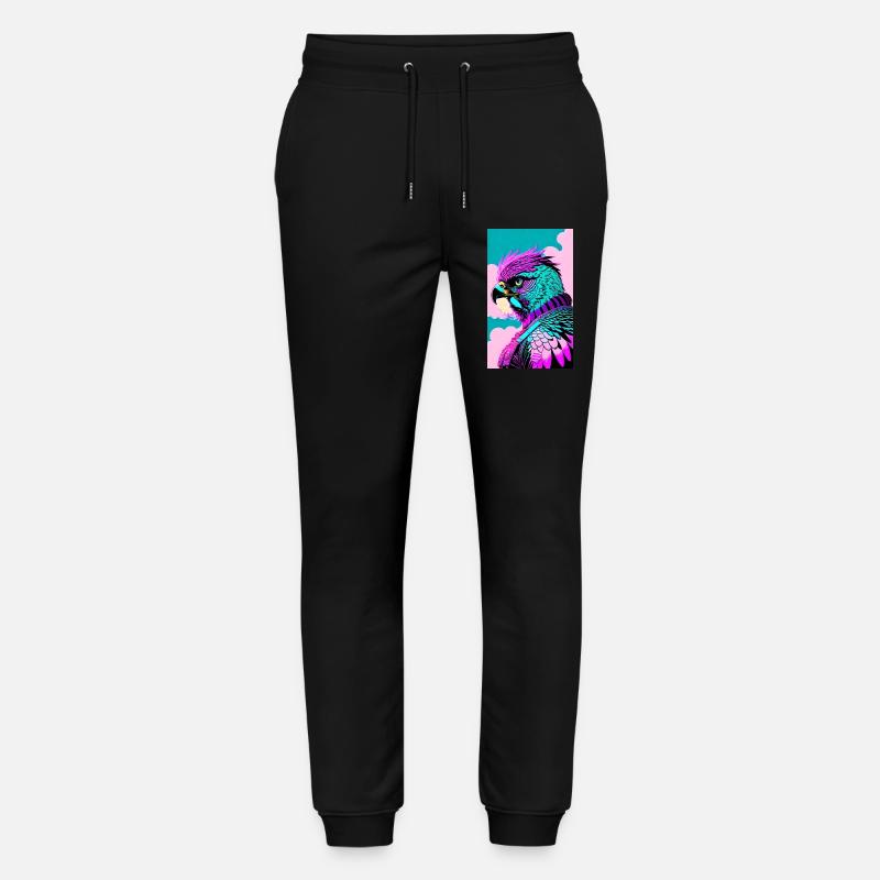 Aigle | Oiseaux | Liberté | Animaux - Pantalon de jogging bio MOVER Stanley/Stella unisexe - noir