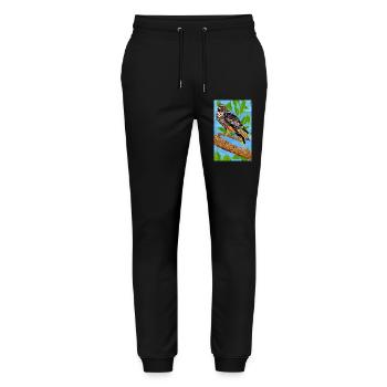 Adler | Vogel | Freiheit | Tiere - Stanley/Stella Unisex Bio Jogginghose Mover  - Schwarz - Vorne - Marisol (170cm) & Nik (191cm)
