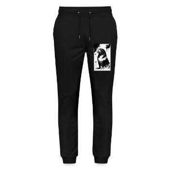 Adorable seal delight - Stanley/Stella Mover Unisex Organic Jogging Trousers - black - Front - Marisol (170cm) & Nik (191cm)