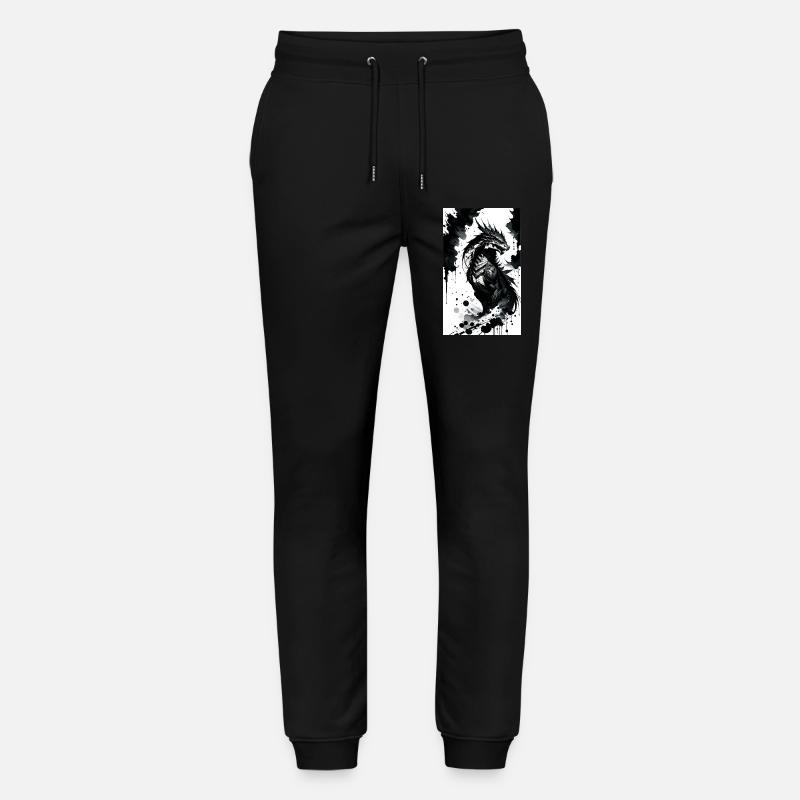 Majestätischer Drachen - Stanley/Stella Unisex Bio Jogginghose Mover  - Schwarz