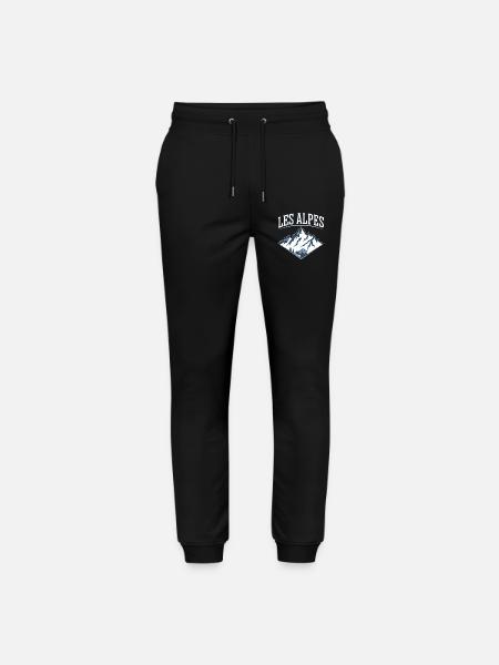 Les Alpes - Pantalon de jogging bio MOVER Stanley/Stella unisexe - noir