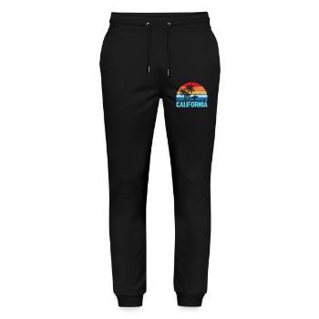California - Stanley/Stella Mover Unisex Organic Jogging Trousers - black - Front - Marisol (170cm) & Nik (191cm)