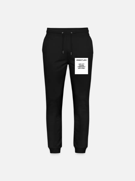 Ordnung und Sauberkeit - Stanley/Stella Unisex Bio Jogginghose Mover  - Schwarz