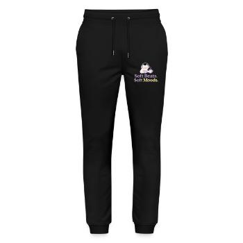 Lofi Vibes Shirt – Soft Moods Cozy Outfit - Stanley/Stella Unisex Bio Jogginghose Mover  - Schwarz - Vorne - Marisol (170cm) & Nik (191cm)