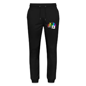 Level 13 Farbiges Gaming Motiv zum 13.Geburtstag - Stanley/Stella Unisex Bio Jogginghose Mover  - Schwarz - Vorne - Marisol (170cm) & Nik (191cm)