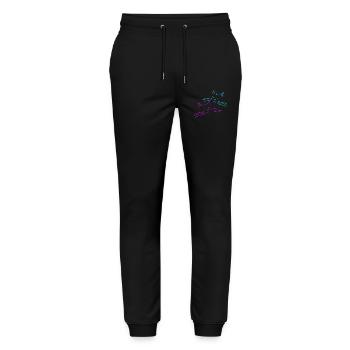 Cat Cats Retro Vintage Party - Stanley/Stella Mover Unisex Organic Jogging Trousers - black - Front - Marisol (170cm) & Nik (191cm)
