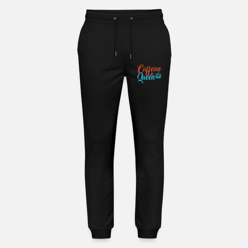 Die koffeinhaltige Kaffeekönigin - Stanley/Stella Unisex Bio Jogginghose Mover  - Schwarz