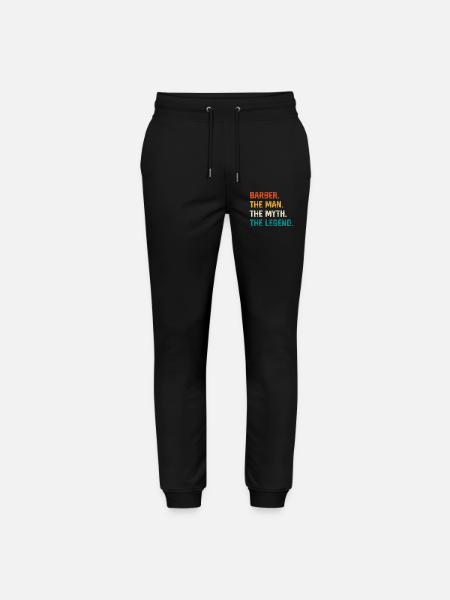 Barber Myth Legend Shirt - Stanley/Stella Unisex Bio Jogginghose Mover - Schwarz
