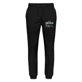Triathlon - Pantalon de jogging bio MOVER Stanley/Stella unisexe - noir - Devant - Marisol (170cm) & Nik (191cm)